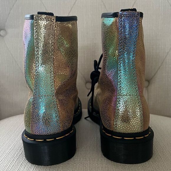 Dr Martens 1460 8 Eye Boot Sand Rainbow Ray EU 38 US 7 - Picture 4 of 7
